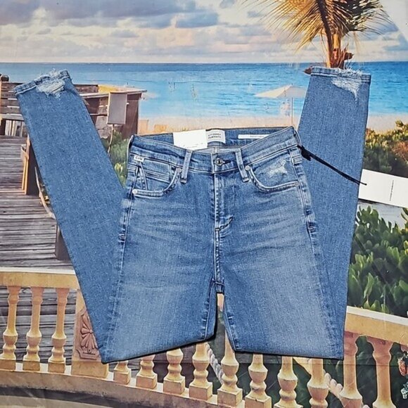 Citizens of Humanity Distressed Skinny Jeans Size 23 New - Picture 2 of 8